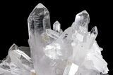 Quartz Crystal Cluster With Rotating Stand - Brazil #229588-4
